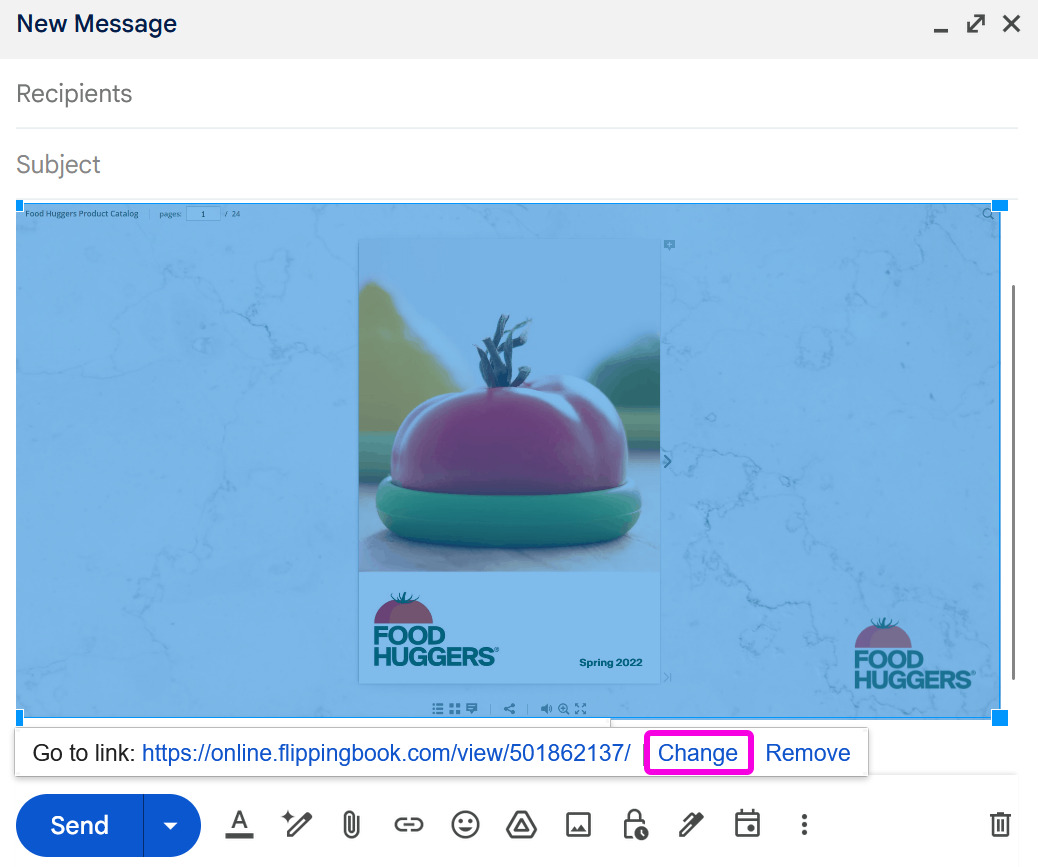 Embedding flipbooks in email | FlippingBook