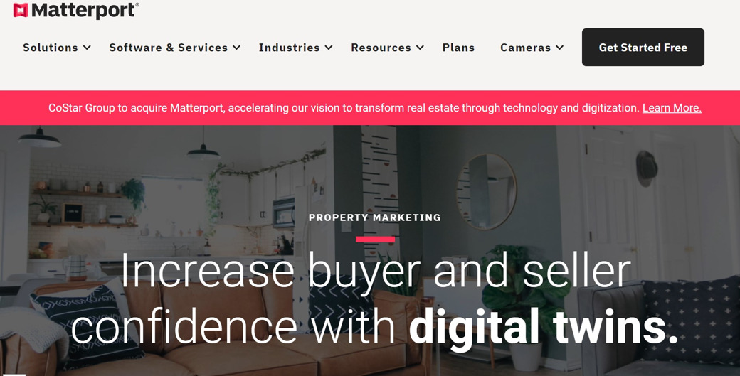 Matterport main page