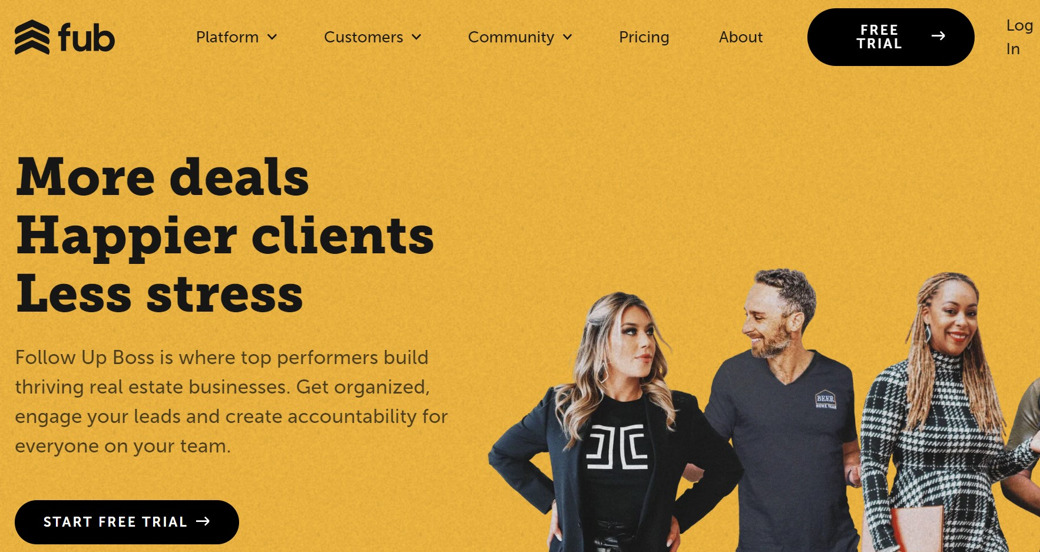 Follow Up Boss main page