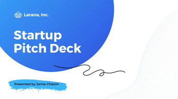 Canva startup pitch deck template