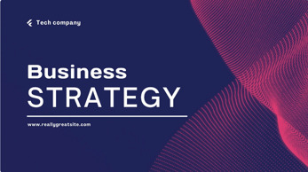 Canva business strategy template