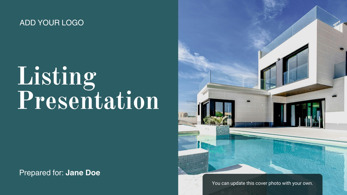 Canva listing presentation