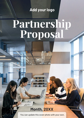 Canva partnership proposal template