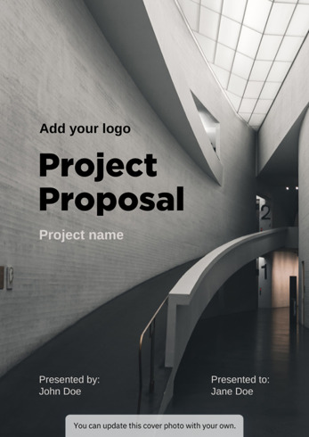 Canva project proposal template