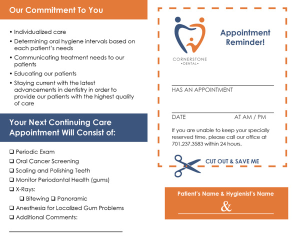 Medical pamphlet example