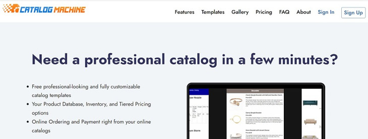 Catalog Machine catalog maker software