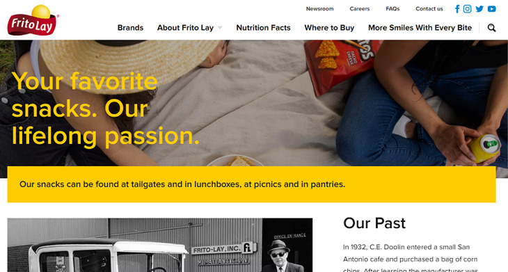 Frito Lay brand book example