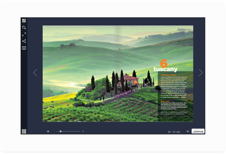 Joomag software example