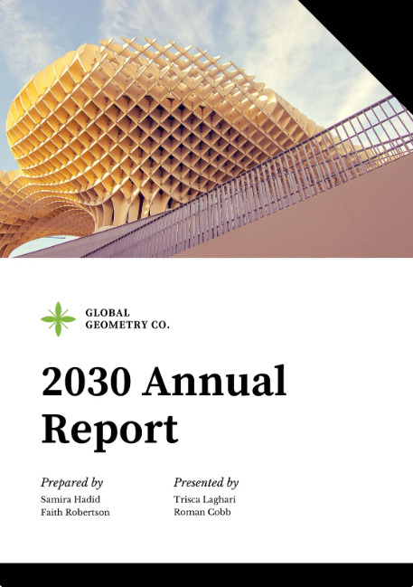 Annual Report Canva Template 2