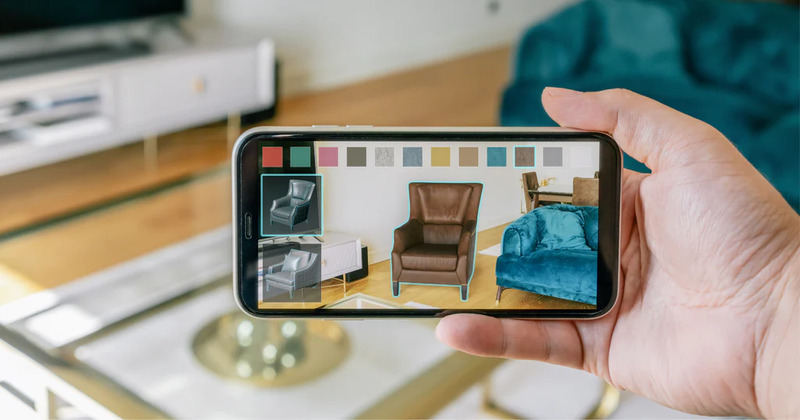 AR app as an engaging content example