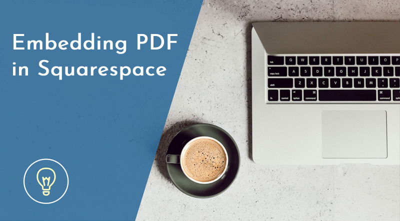 How to upload a PDF to Squarespace