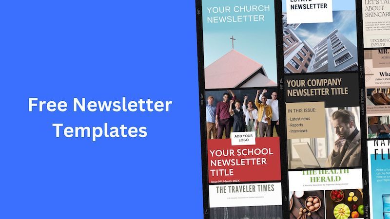 Free Newsletter Templates for Canva