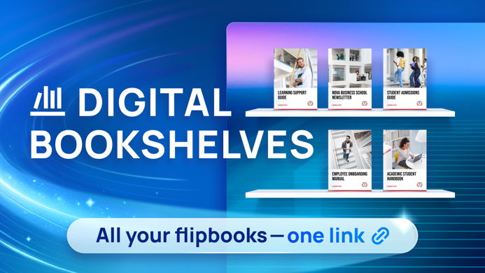 FlippingBook Online Update: Meet Digital Bookshelves, a New Way to Organize & Share Your Content