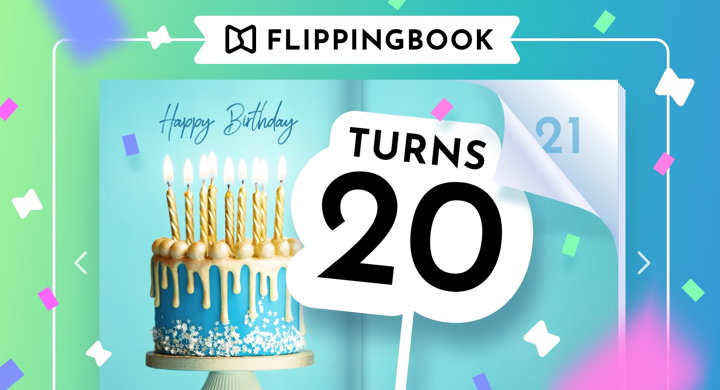 Celebrating 20 Years of FlippingBook: 20 Reasons to Choose FlippingBook Today