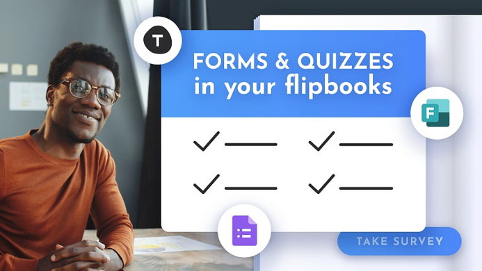 FlippingBook Online Update: Meet Forms and Quizzes Integration