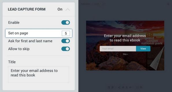 FlippingBook Online Update: Lead Capture Form Just Got Better