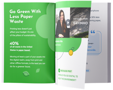 FlippingBook as a Sustainable Print Alternative