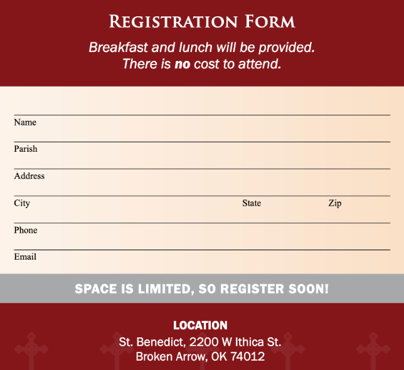 Church Bulletin Sign-Up Form Example