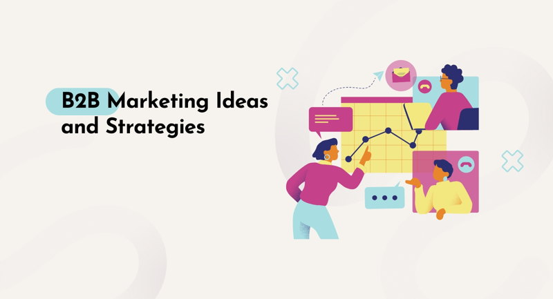 B2B marketing blog illustration