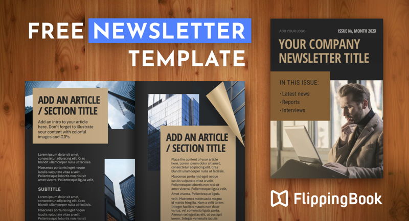 Free Canva Newsletter Template